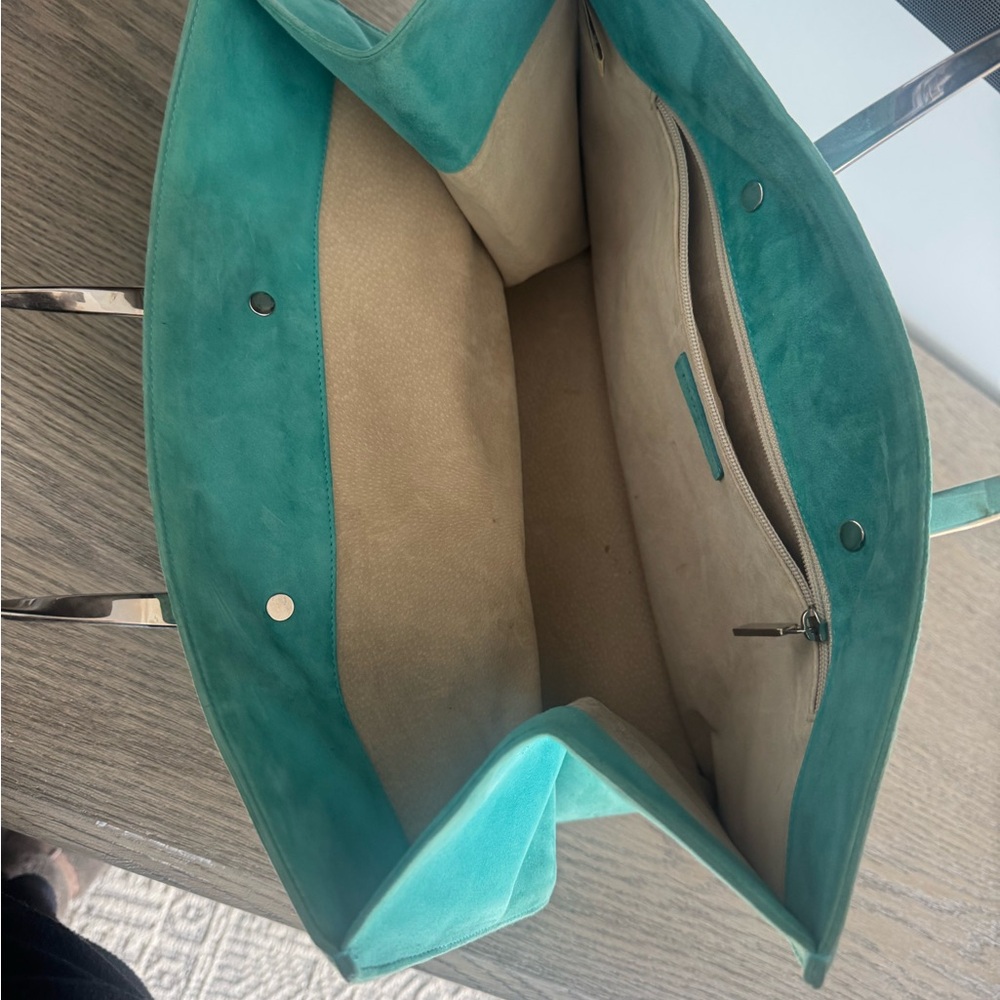 Turquoise Ralph Lauren tote bag - Picture 3 of 5